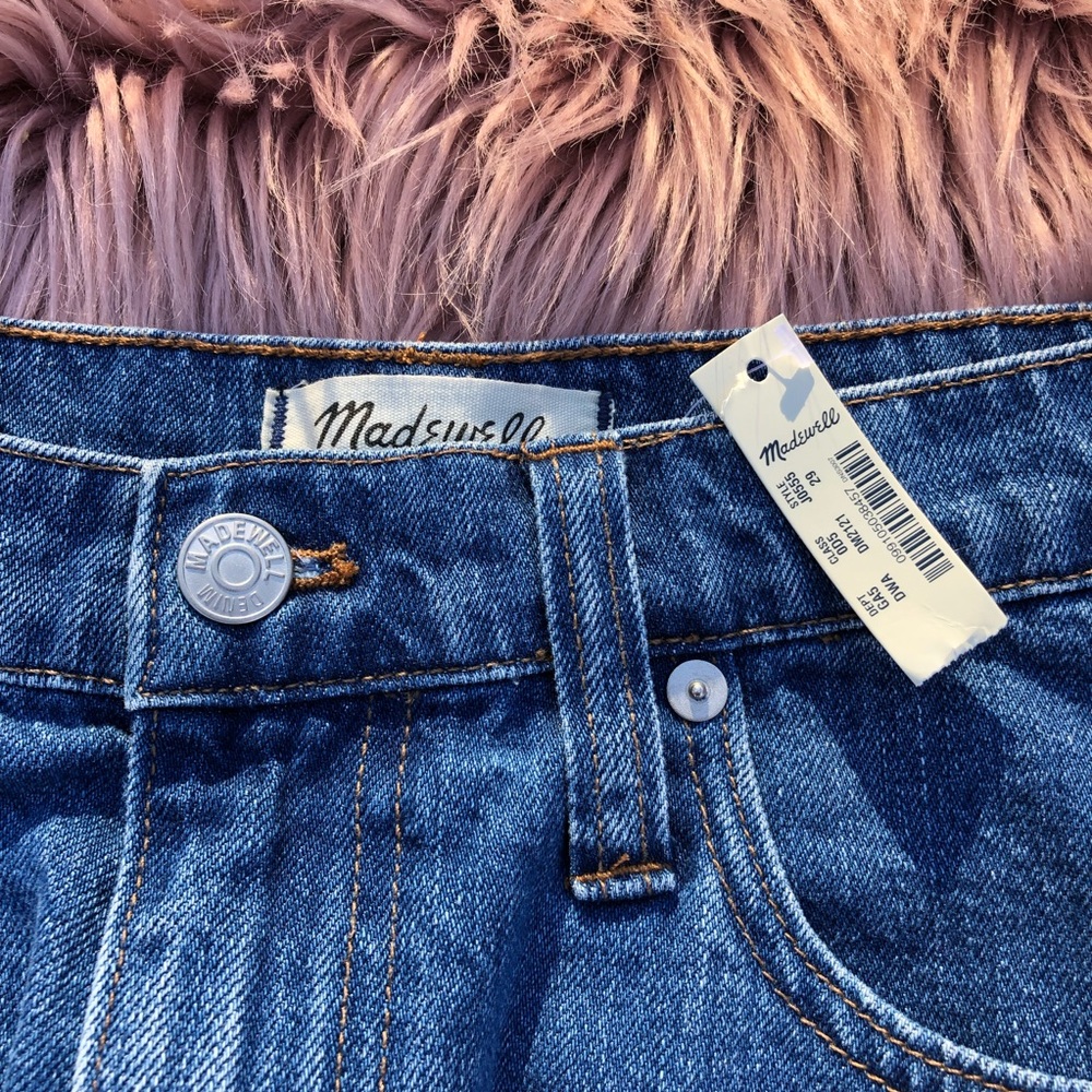 Madewell Rigid A-Line Mini Skirt- Pieced Edition - Picture 5 of 7